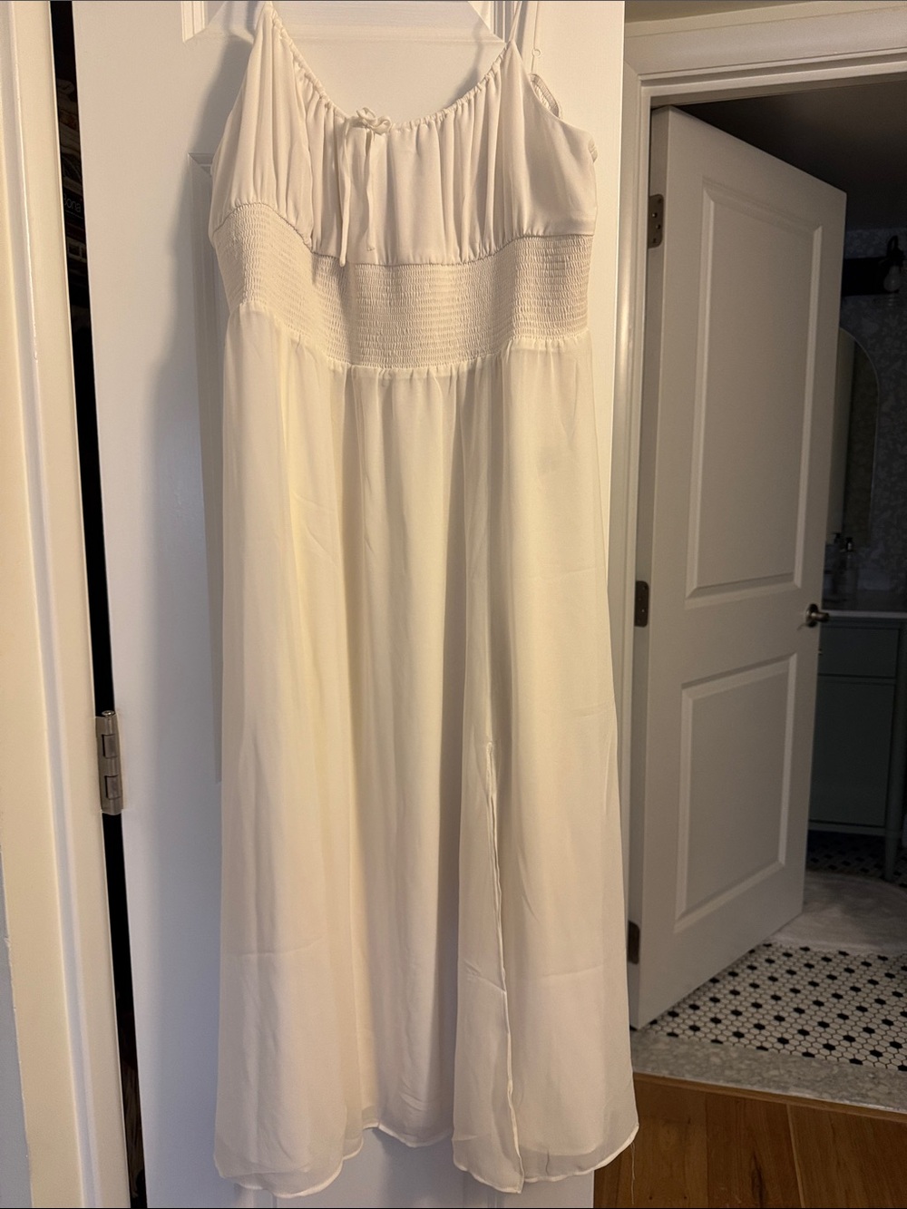 Wilfred Cream Sleeveless Tie-Should Dress